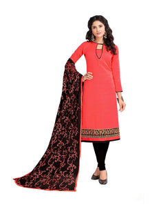 Generic Women's Cotton Salwar Material (Dark