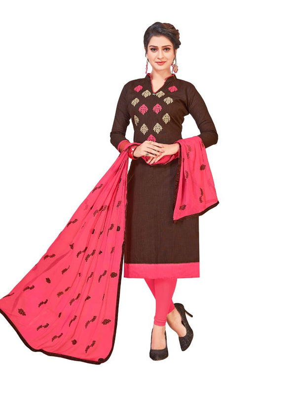 Generic Women's Slub Cotton Salwar Material