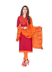 Generic Women's Slub Cotton Salwar Material