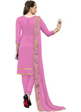 Generic Women's Chanderi Cotton Salwar Material