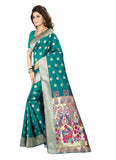 Generic Women's Jacquard Art silk Saree with