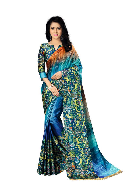 Generic Women's Handloom Cotton Soft Silk Saree