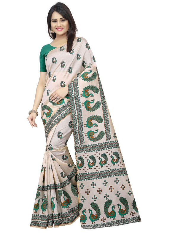 Generic Women's Bhagalpuri Saree with Blouse