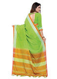 Generic Women's Blended Cotton Linen  Saree