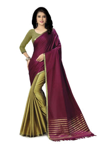 Generic Women's Handloom Cotton Soft Silk Saree