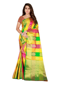 Generic Women's Banarasi silk Saree with Blouse