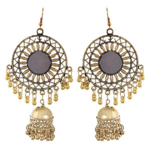 Generic Women's Brass Earrings (Golden, free Size)