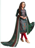 Generic Women's Cotton Salwar Material (Multi,