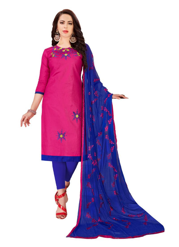 Generic Women's Glaze Cotton Salwar Material