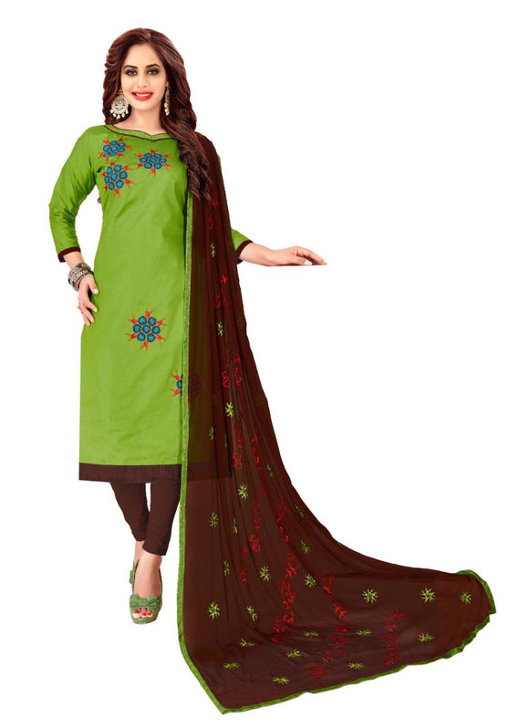 Generic Women's Glaze Cotton Salwar Material