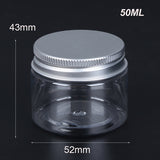 1pc 30 250ml Aluminum Cap Cosmetic Storage Tin Pot