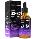 MOONRIN Vitamin D3 and K2 Liquid Drops ‚Äì Support Stronger Bones