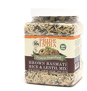 Indian Brown Basmati Rice & Lentil Kitchari Mix - Protein Superfood