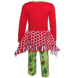 Girls Christmas Reindeer Tunic and