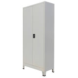 Office Cabinet 35.4"x15.7"x55.1" Steel Gray