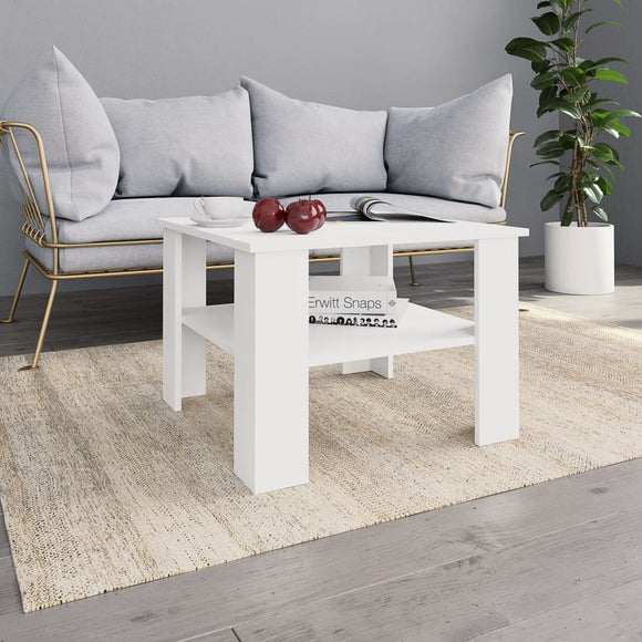 Coffee Table White 23.6