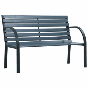 Garden Bench 47.2" Gray Wood