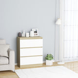 Sideboard White 23.6"x13.8"x29.9" Chipboard