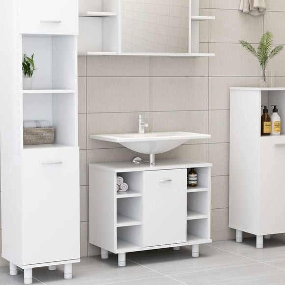 Bathroom Cabinet White 23.6