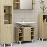 Bathroom Cabinet White 23.6"x12.6"x21.1" Chipboard