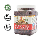 Indian Whole Dark Kidney Beans - Protein & Fiber Rich Rajma Jar