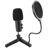 Emerson USB Gaming and Streaming Condenser Microphone with LED