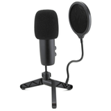 Emerson USB Gaming and Streaming Condenser Microphone with LED