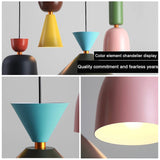 Nordic Loft Bedside Pendant Lights Bedroom Cafe Living Dining Room