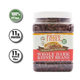 Indian Whole Dark Kidney Beans - Protein & Fiber Rich Rajma Jar