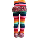 AnnLoren Little & Big Girls Boutique Rainbow Ruffle Butt Leggings