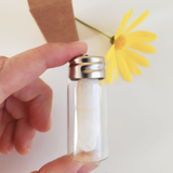 Charcoal Dental Floss in Glass Bottle