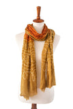 OMSutra Tie-dye designer fashion Silk Scarves