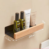 Bathroom Rack Wall-mounted Shower Room Toilet  Nordic style Shelf