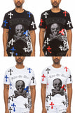 Bejewelled Chrome Skull TShirt