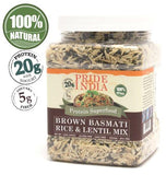 Indian Brown Basmati Rice & Lentil Kitchari Mix - Protein Superfood