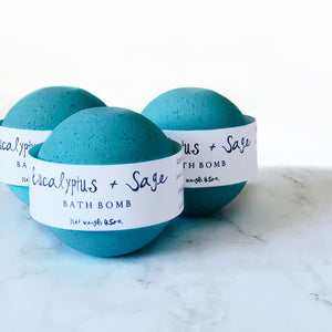 Eucalyptus + Sage Bath Bomb