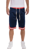 Solid Mesh Basketball Active Shorts