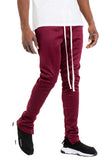 SIMPLE TRACK PANTS- BURGUNDY