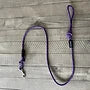 Clamped Climbing Rope Leash Purple