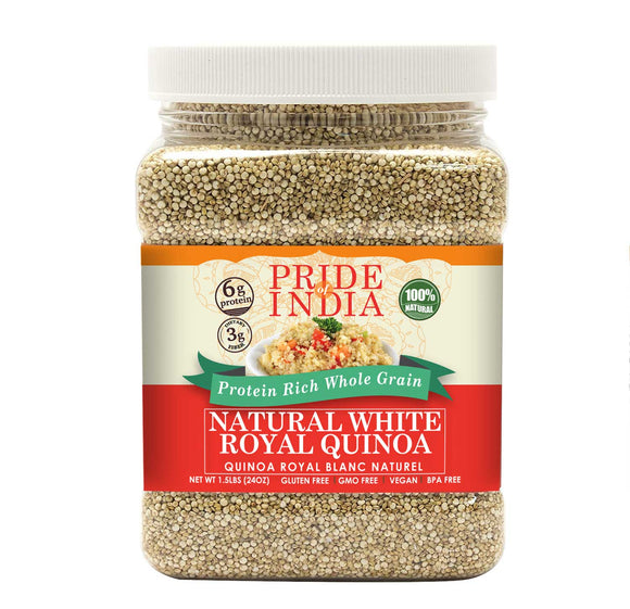 White Royal Quinoa - Protein Rich Whole Grain Jar