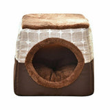 Detachable Soft Kennel Cat Bed Breathable Cat Pet Cave House Sleeping