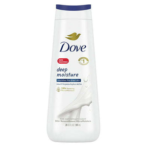 Dove Deep Moisture Liquid Body Wash Nourishes the Driest Skin, 11 oz