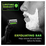 Gillette Labs with Exfoliating Bar Men's Razor - 1 Handle;  1 Blade Refill and Premium Stand