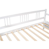 Twin Size Daybed Wood Bed with Two Drawers,White(OLD SKU:LP000057AAK)