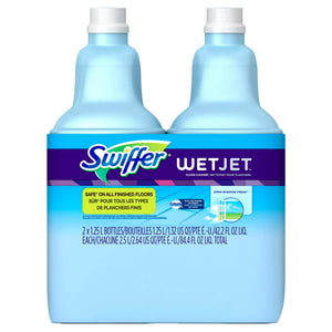 Swiffer WetJet Multi-Purpose Floor and Hardwood Liquid Cleaner Solution Refill, Open Window Fresh Scent, 42.2 fl oz