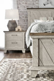 Bear Creek - Queen Bed - Whitewashed Gray