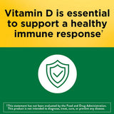 Nature Made Vitamin D3 1000 IU (25 mcg) Softgels;  200 Count;  Twin Pack