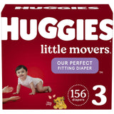 Huggies Little Movers Baby Diapers Size 3;  156 Count