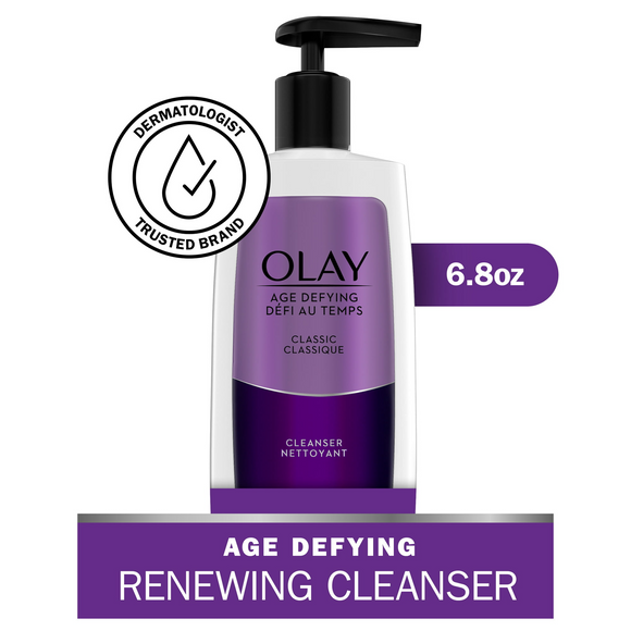 Olay Age Defying Classic Facial Cleanser for Dull Skin, 6.8 fl oz