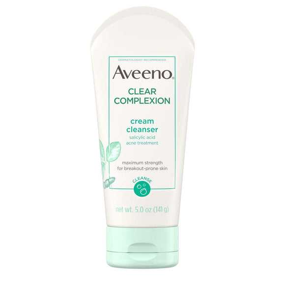 Aveeno Active Naturals Clear Complexion Cream Cleanser, 5 oz